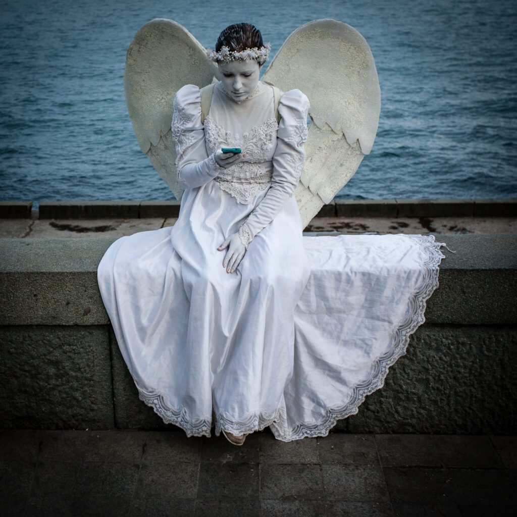 Padlý anděl v Sevastopolu na ukrajinském Krymu