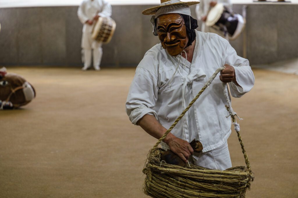 Hahoe Mask Dance Drama Performance 