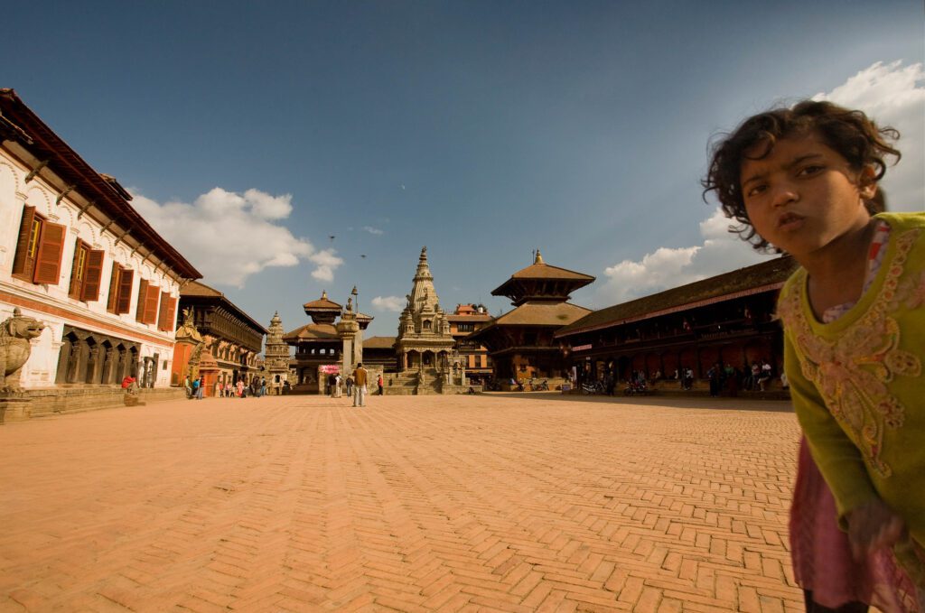 Staré město Bhaktapur v Kátmandů