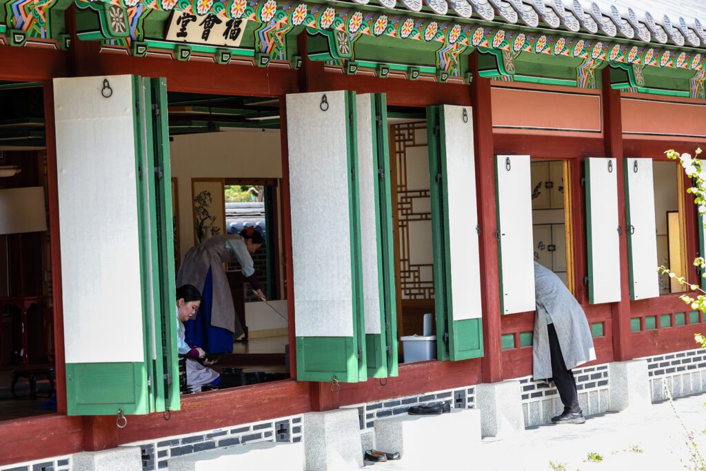 Palác Gyeongbokgung v Soulu