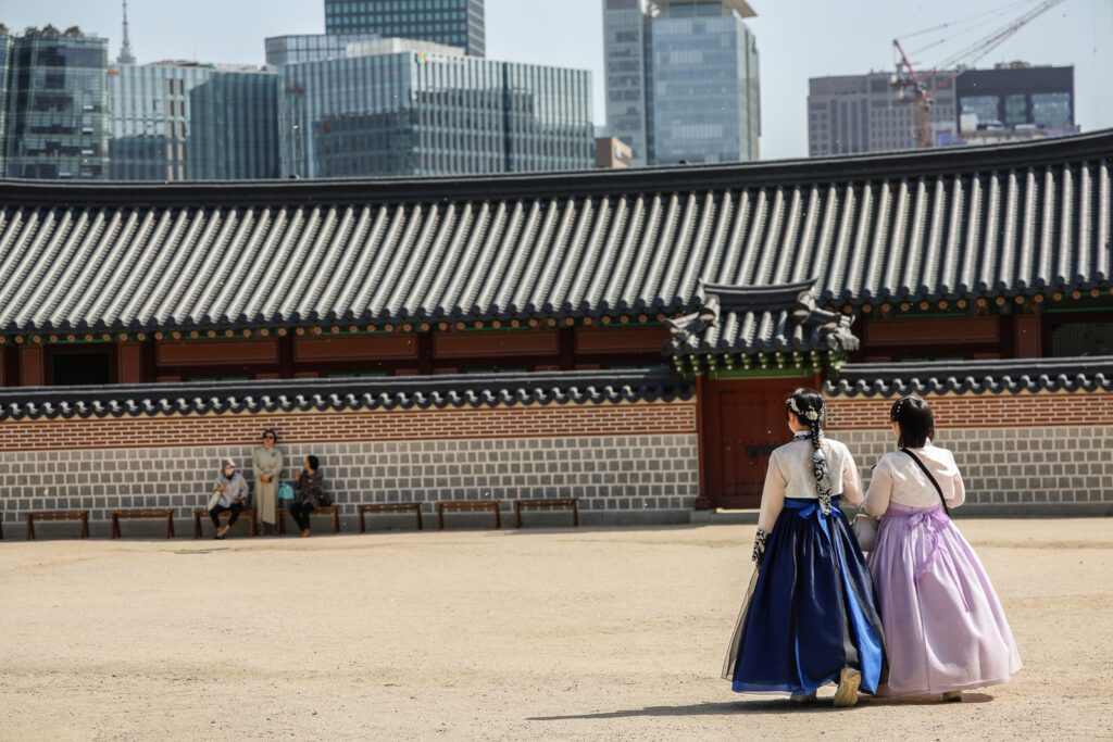 Palác Gyeongbokgung v Soulu