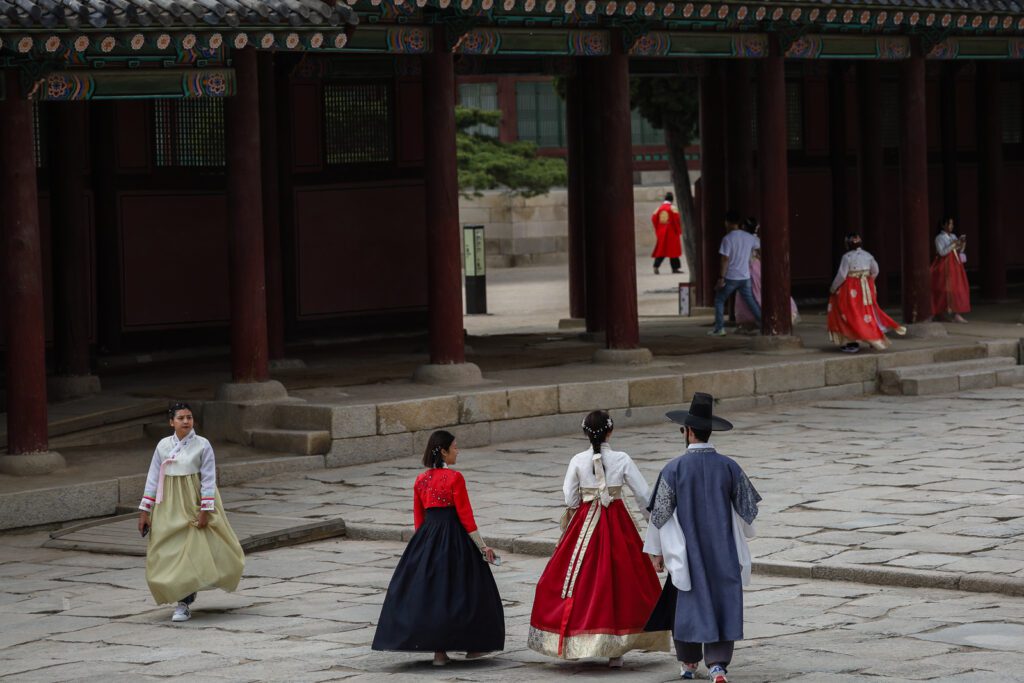 Palác Gyeongbokgung v Soulu