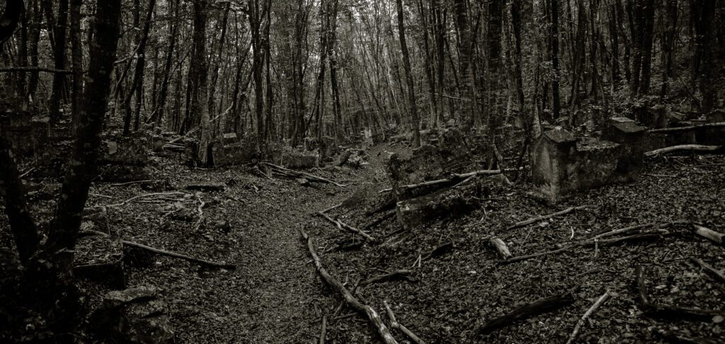 Karaitský hřbitov na Krymu na Ukrajině