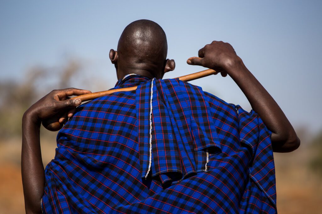 Masajský pán v Tanzánii