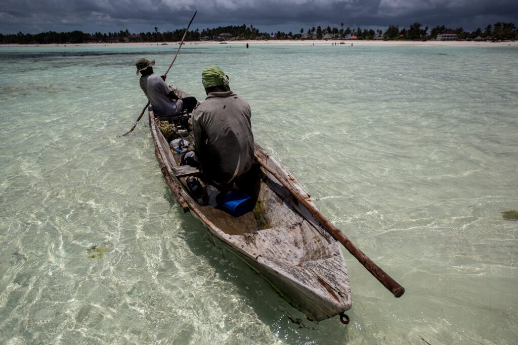 Rybáři na Zanzibaru