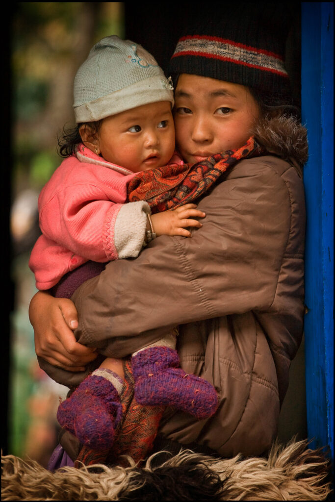 Portrét Nepálských dětí